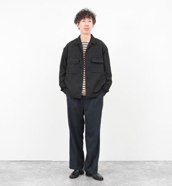 NOLLEY'S goodman「ポリスエード シャツブルゾン 25AW」|ブルゾン・スタジャン|