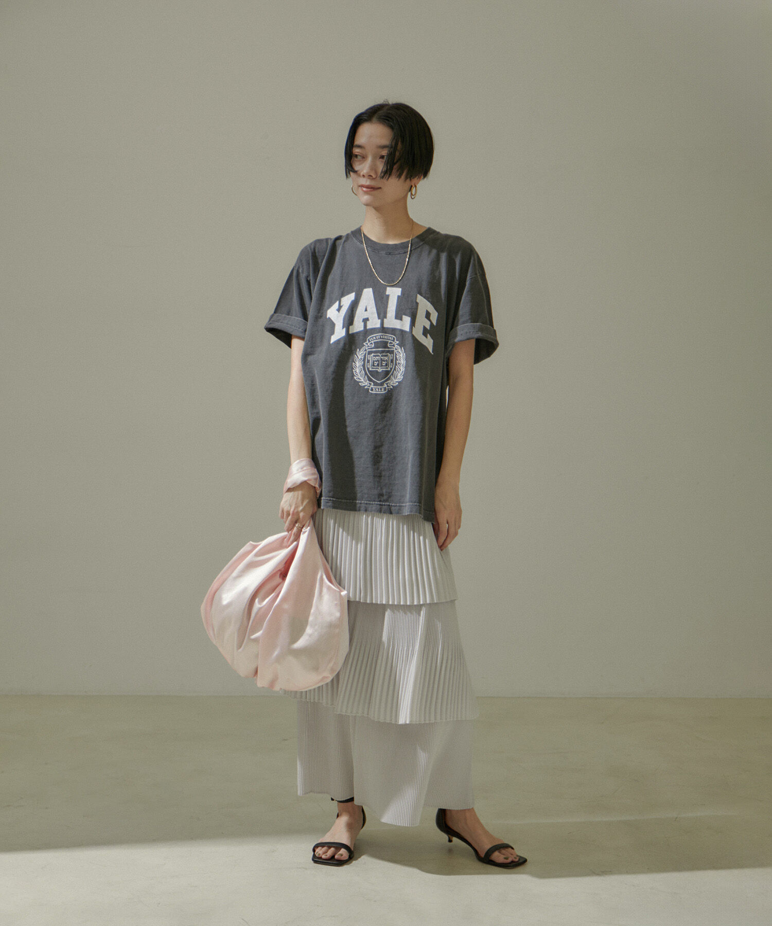 SALON adam et rope'「サテンラウンドトートバッグ」|トートバッグ|