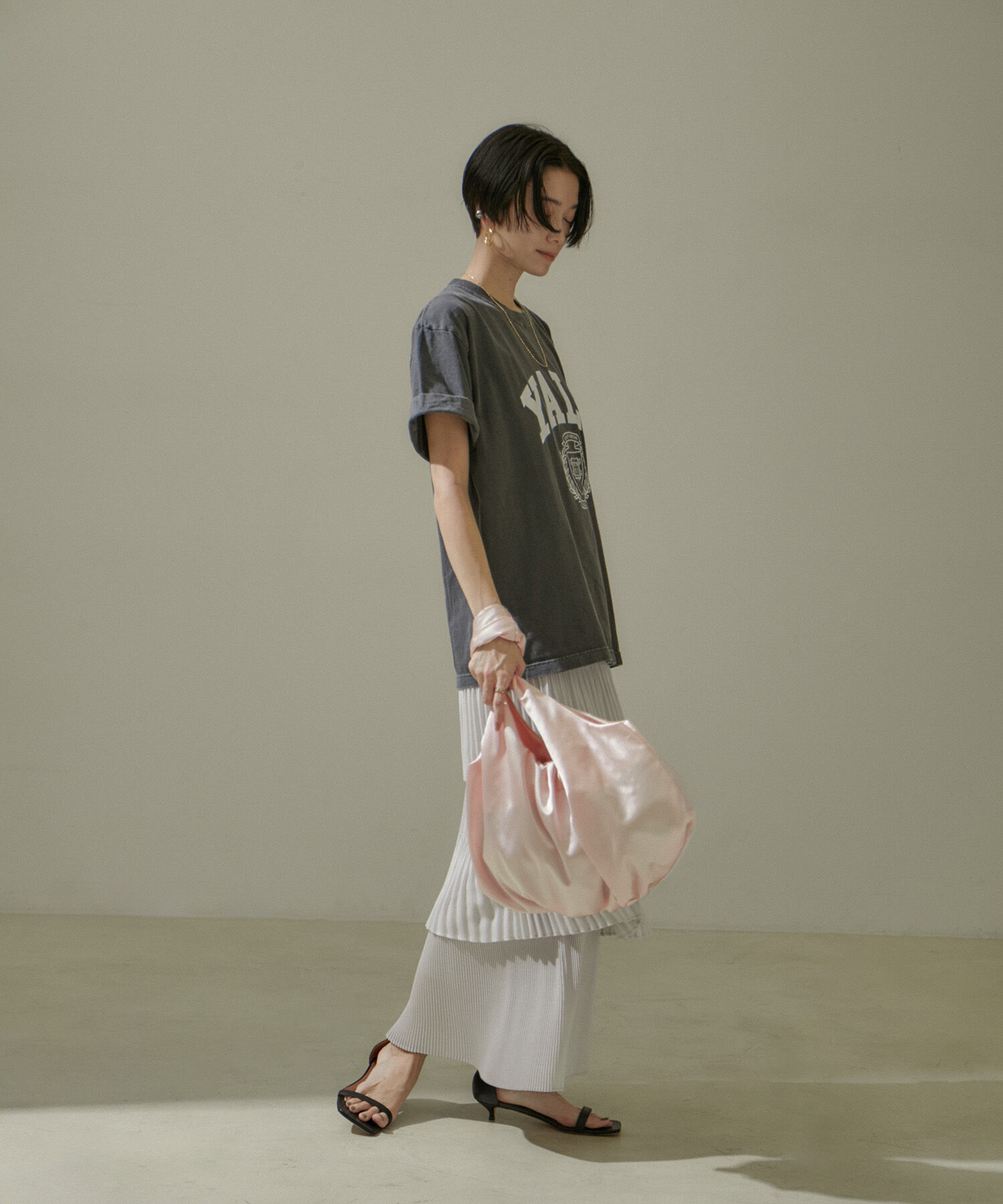 SALON adam et rope'「サテンラウンドトートバッグ」|トートバッグ|