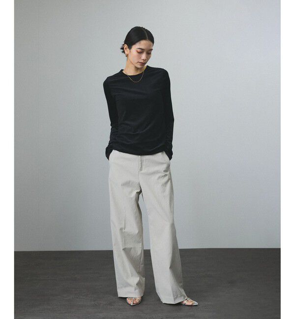 SALON adam et rope'「シアーベロアクルーネックPO」|Tシャツ・カットソー|