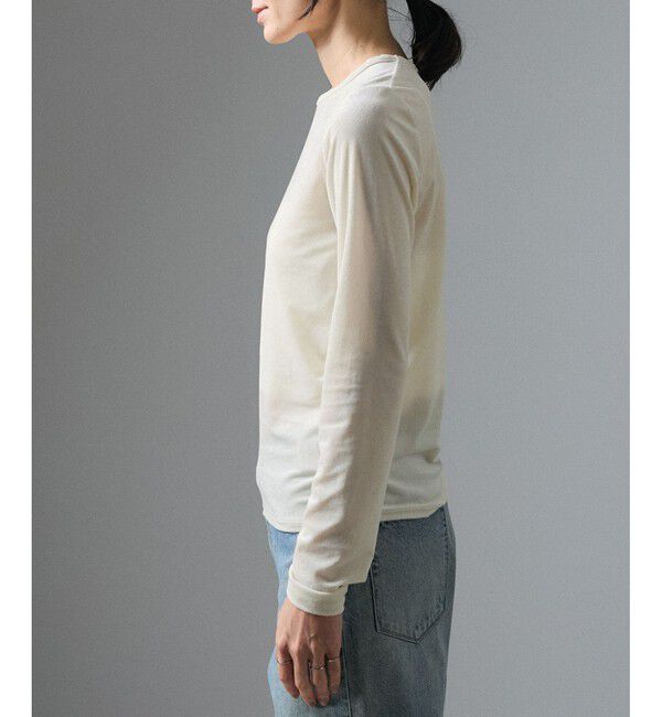 SALON adam et rope'「シアーベロアクルーネックPO」|Tシャツ・カットソー|