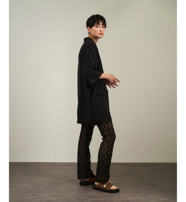 SALON adam et rope'「シアーストレッチレースレギンス」|レギンス・スパッツ|