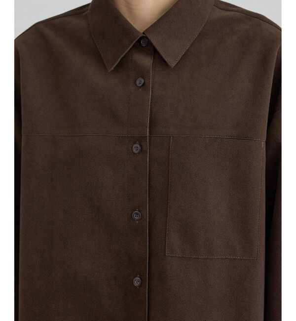 SALON adam et rope'「Ultrasuede(R)オーバーシャツ / セットアップ対応」|シャツ・ブラウス|