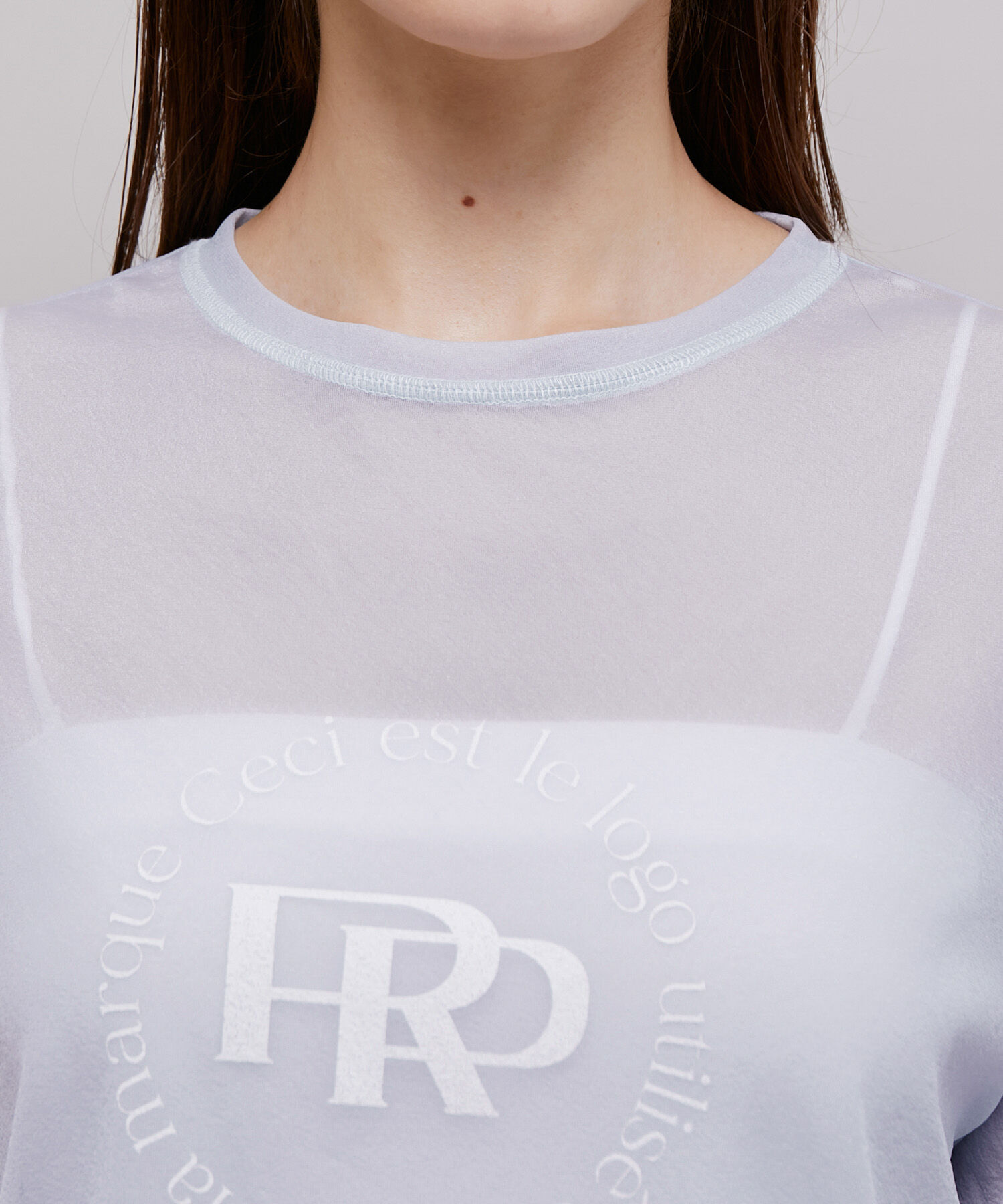 ROPE「ロゴプリントシアーTシャツ」|Tシャツ・カットソー|