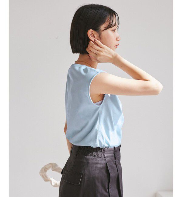VIS「アシメギャザートップス」|Tシャツ・カットソー|