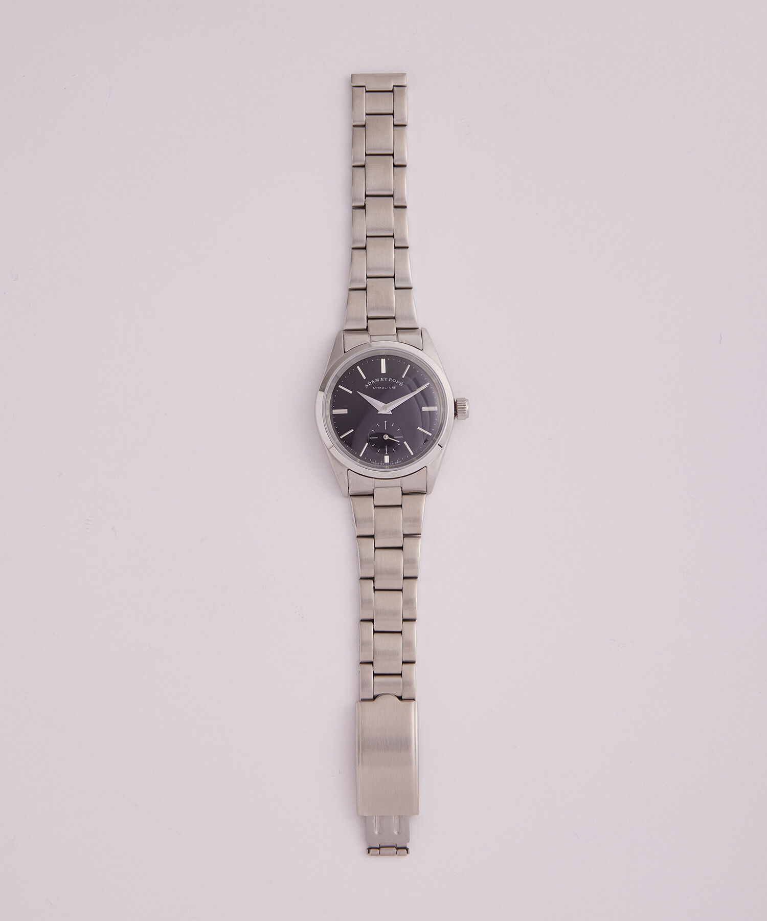 ADAM ET ROPE'「FLATBACK WRISTWATCH(METAL BRACELET)」|腕時計|