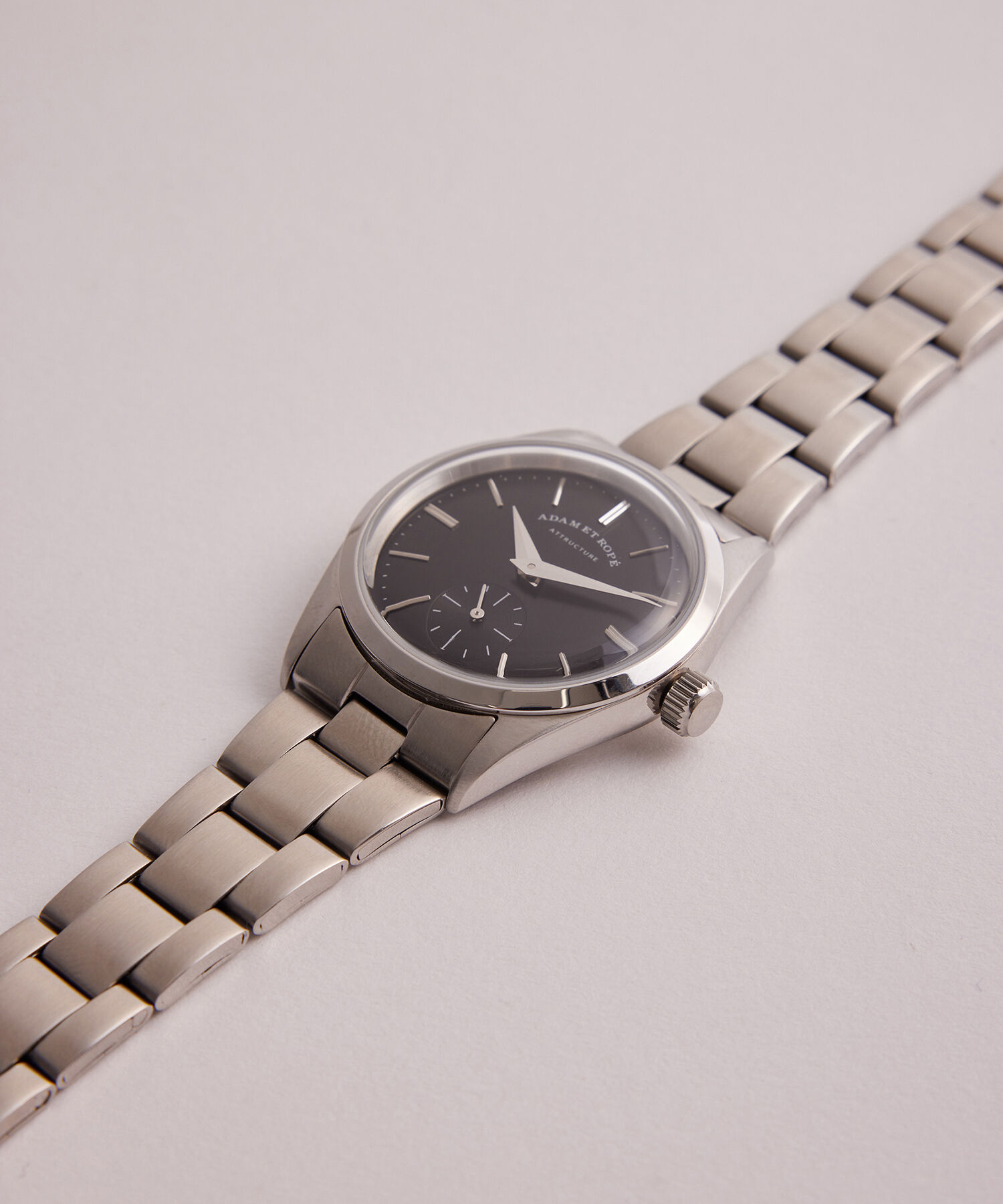 ADAM ET ROPE'「FLATBACK WRISTWATCH(METAL BRACELET)」|腕時計|