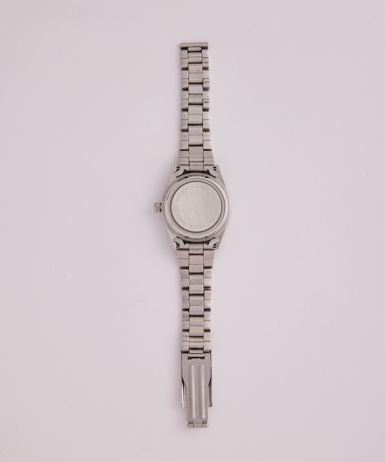 ADAM ET ROPE'「FLATBACK WRISTWATCH(METAL BRACELET)」|腕時計|