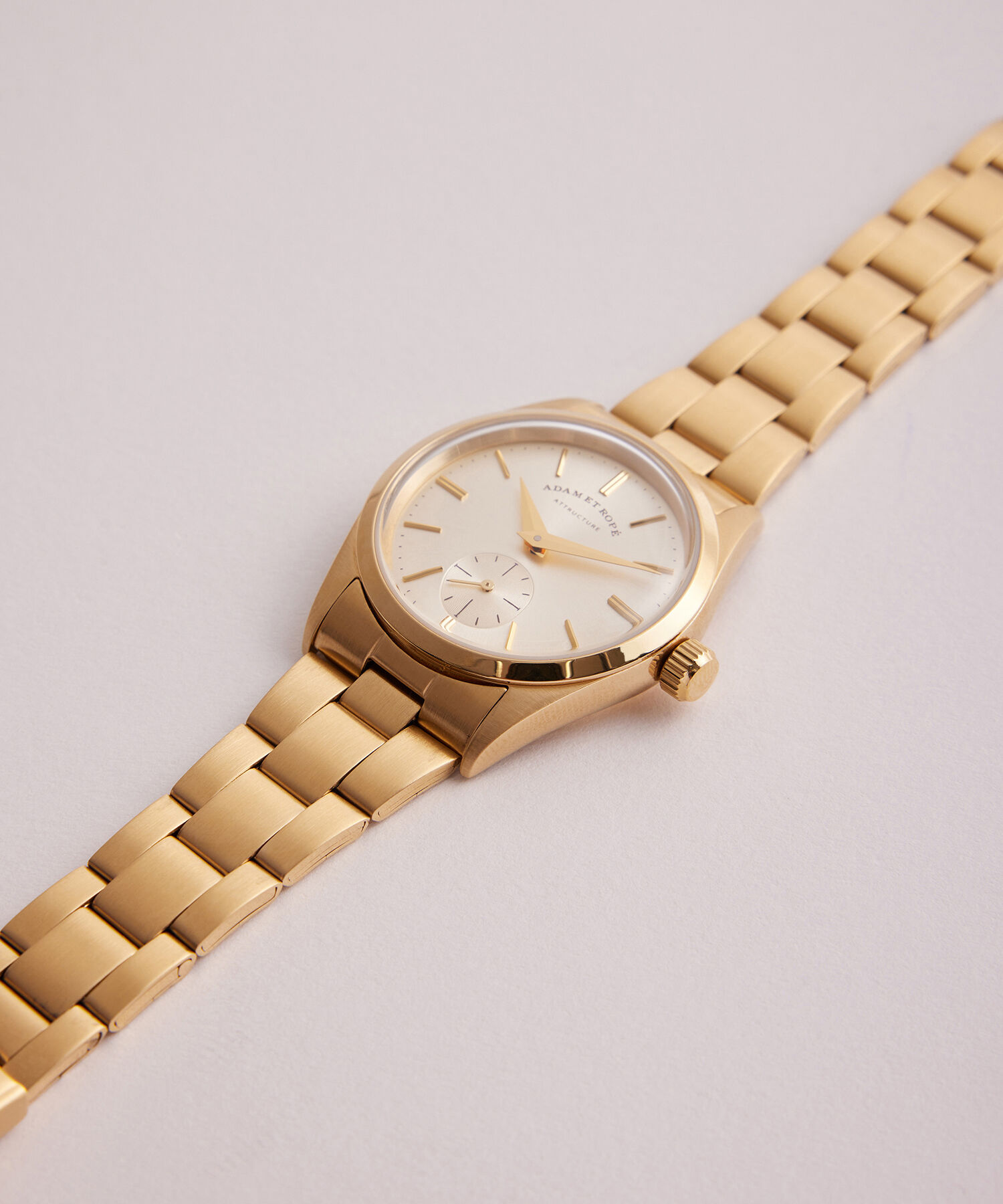 ADAM ET ROPE'「FLATBACK WRISTWATCH(METAL BRACELET)」|腕時計|