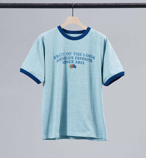 ABAHOUSE「【FRUIT OF THE LOOM】リンガー クルーネック ショートスリーブ」|Tシャツ・カットソー|
