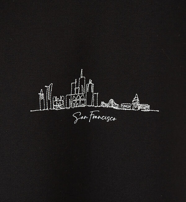 ABAHOUSE「【CITY】刺繍 ポンチ 半袖Tシャツ」|Tシャツ・カットソー|
