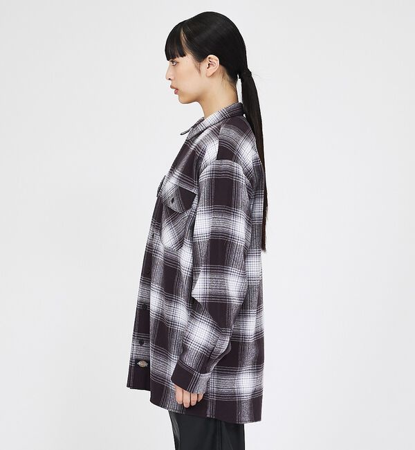 ABAHOUSE「【Dickies / ディッキーズ】フランネルチェックシャツ / ユニセックス」|シャツ・ブラウス|