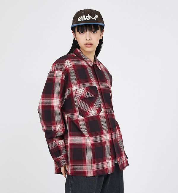 ABAHOUSE「【Dickies / ディッキーズ】フランネルチェックシャツ / ユニセックス」|シャツ・ブラウス|
