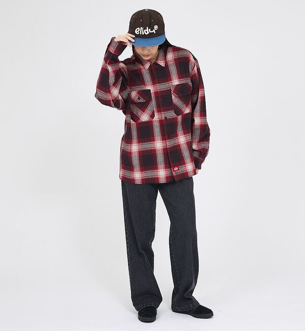 ABAHOUSE「【Dickies / ディッキーズ】フランネルチェックシャツ / ユニセックス」|シャツ・ブラウス|