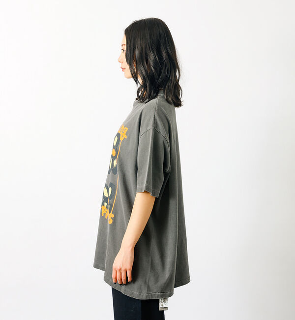 Rouge vif「【KURO/クロ】ANYTHING FLOWER Tシャツ/日本製【WEB限定】」|Tシャツ・カットソー|