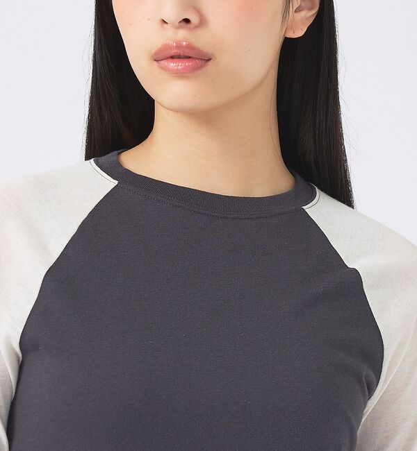 Rouge vif「【JOHNBULL/ジョンブル】ベースボールTEE/ラグランスリーブ【WEB限定」|Tシャツ・カットソー|