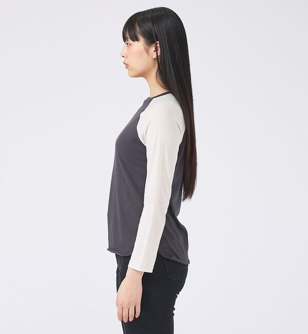 Rouge vif「【JOHNBULL/ジョンブル】ベースボールTEE/ラグランスリーブ【WEB限定」|Tシャツ・カットソー|