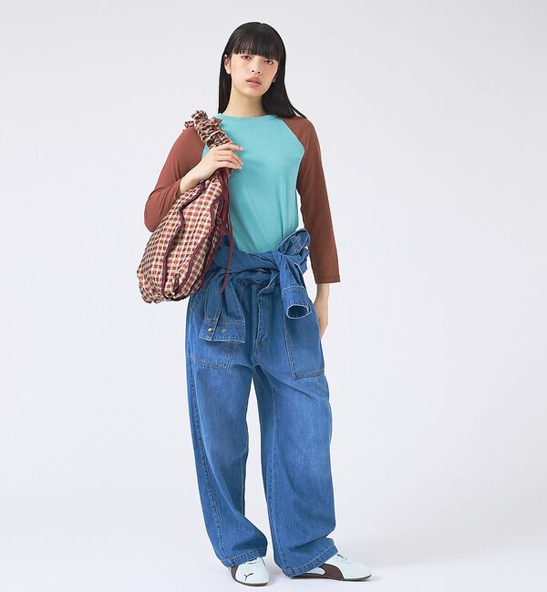 Rouge vif「【JOHNBULL/ジョンブル】ベースボールTEE/ラグランスリーブ【WEB限定」|Tシャツ・カットソー|