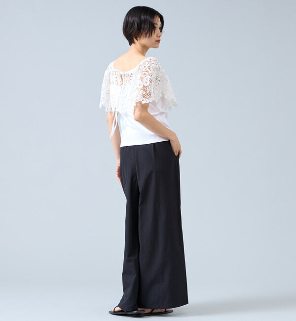 Liesse「レースコンビカットソー」|Tシャツ・カットソー|