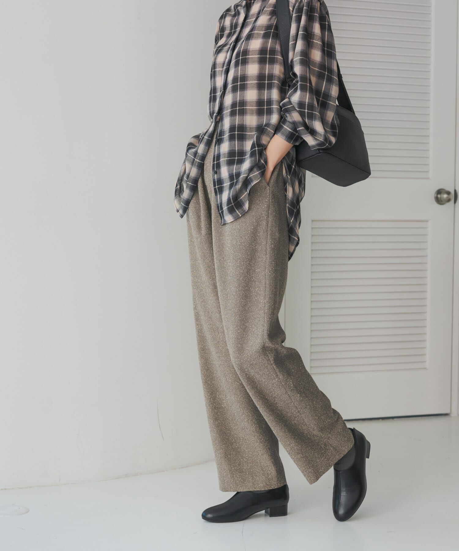 URBAN RESEARCH DOORS「ネップツィードイージーパンツ」|その他|