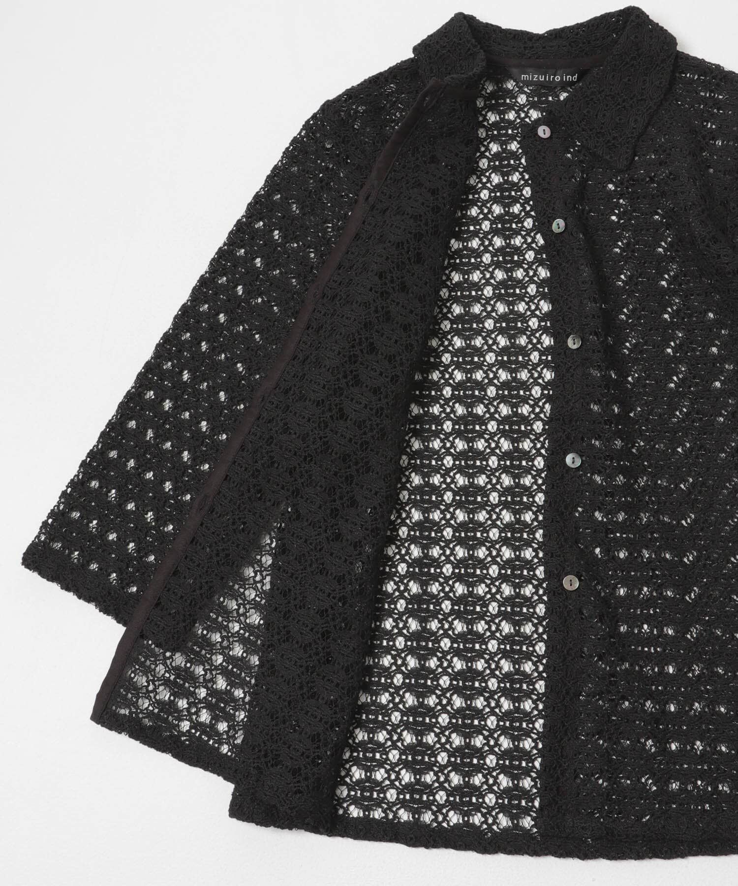 URBAN RESEARCH DOORS「mizuiro-ind　LACE SHIRTS」|シャツ・ブラウス|