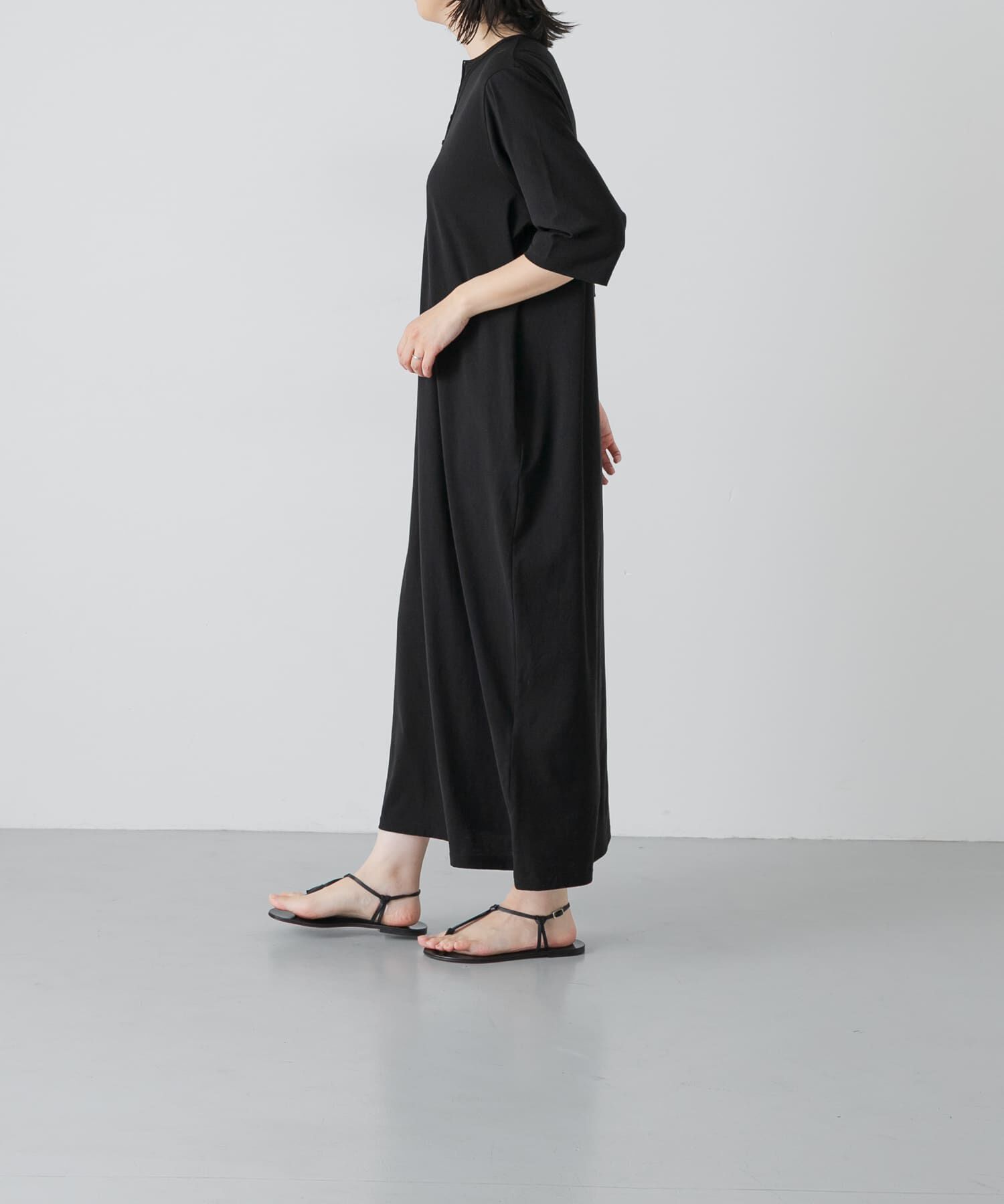 かぐれ「『2サイズ展開』ヘンリーカットワンピース」|ワンピース|