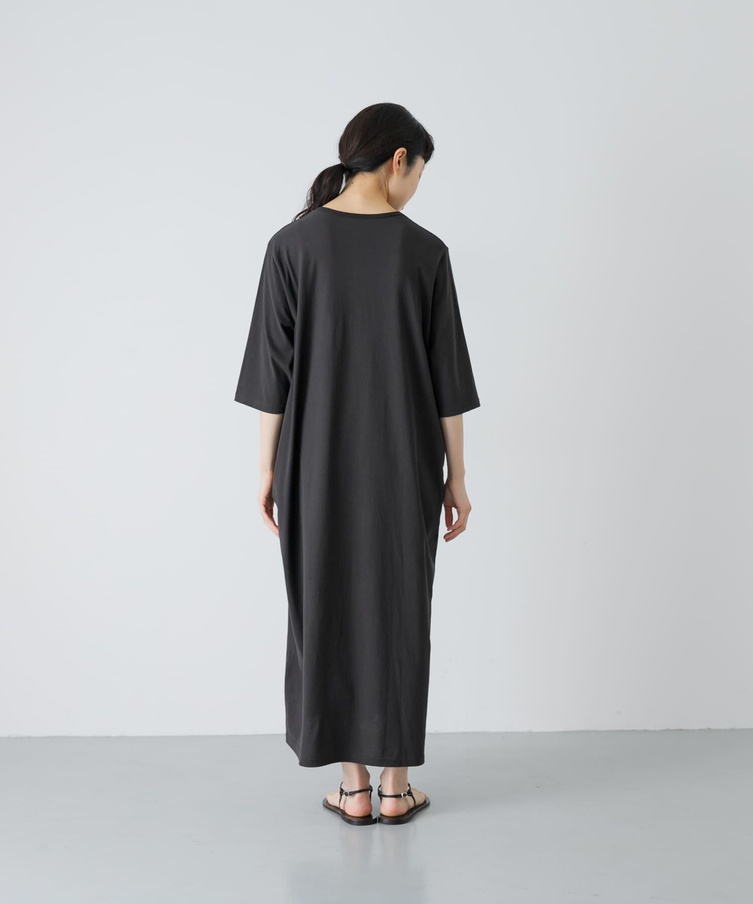 かぐれ「『2サイズ展開』ヘンリーカットワンピース」|ワンピース|