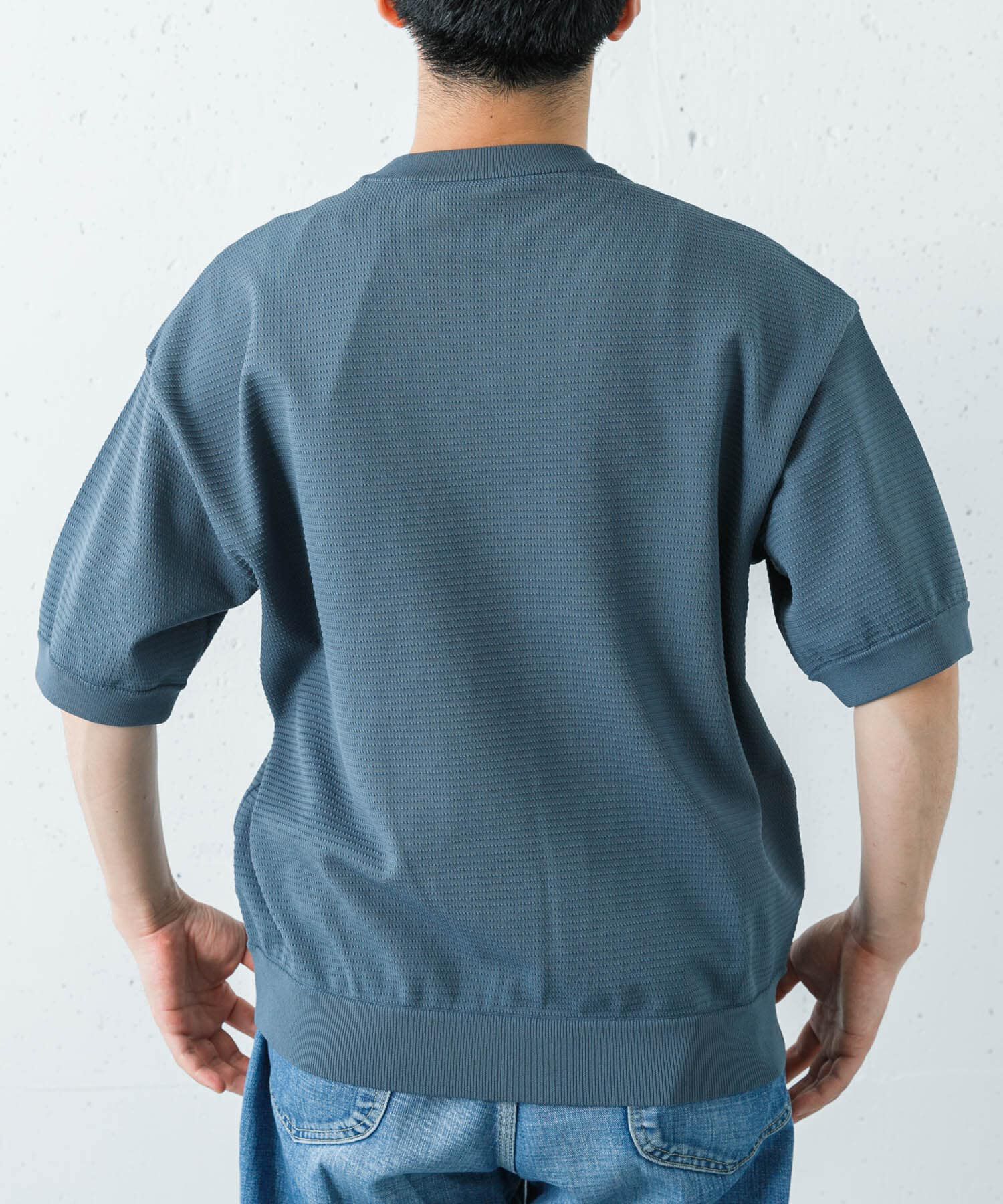 URBAN RESEARCH「THE NORTH FACE　SHORT-SLEEVE RIPPLE KNIT CREW」|ニット・セーター|
