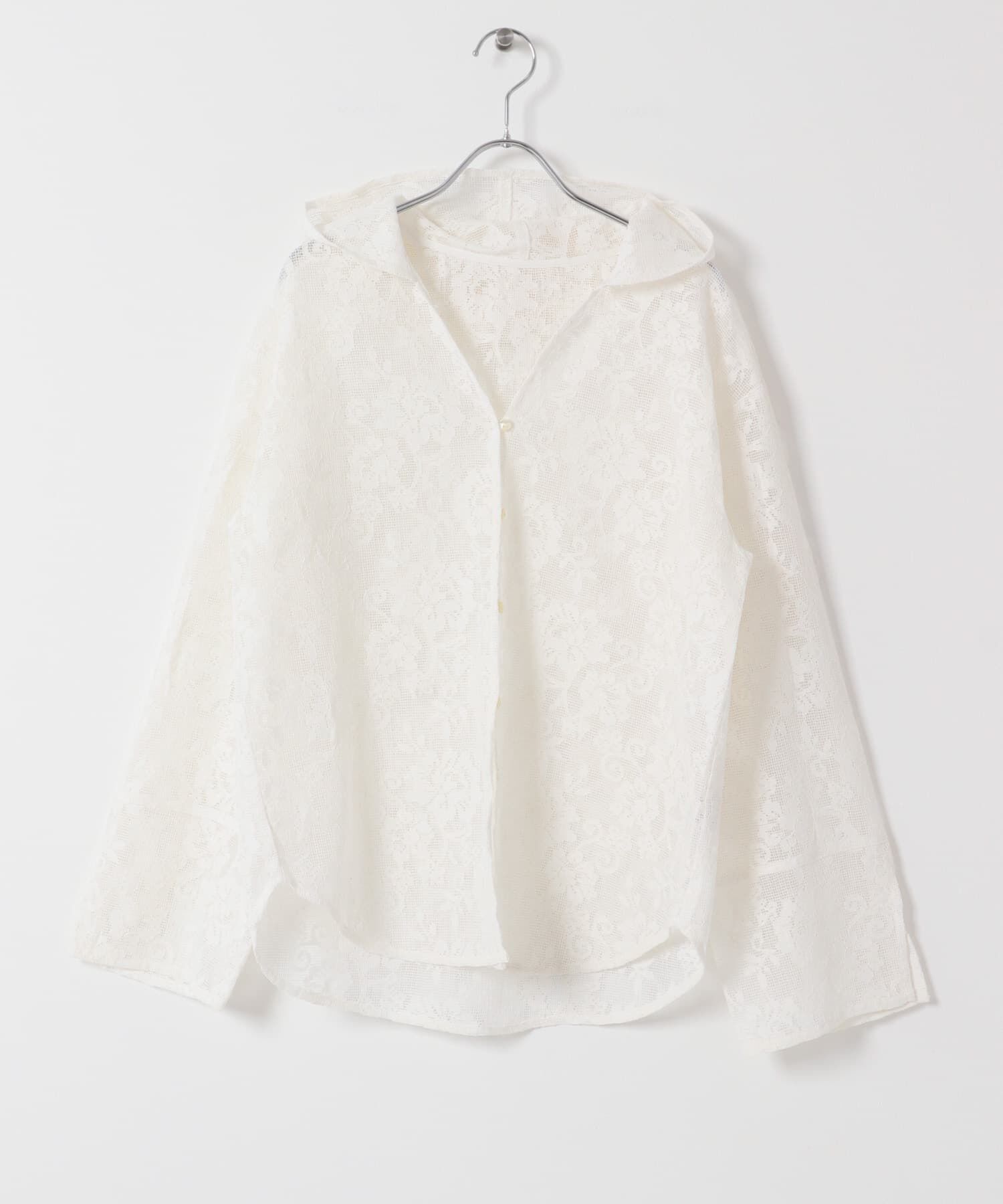 URBAN RESEARCH ROSSO「YENN　PORTABLE LACE HOODIE」|パーカー|