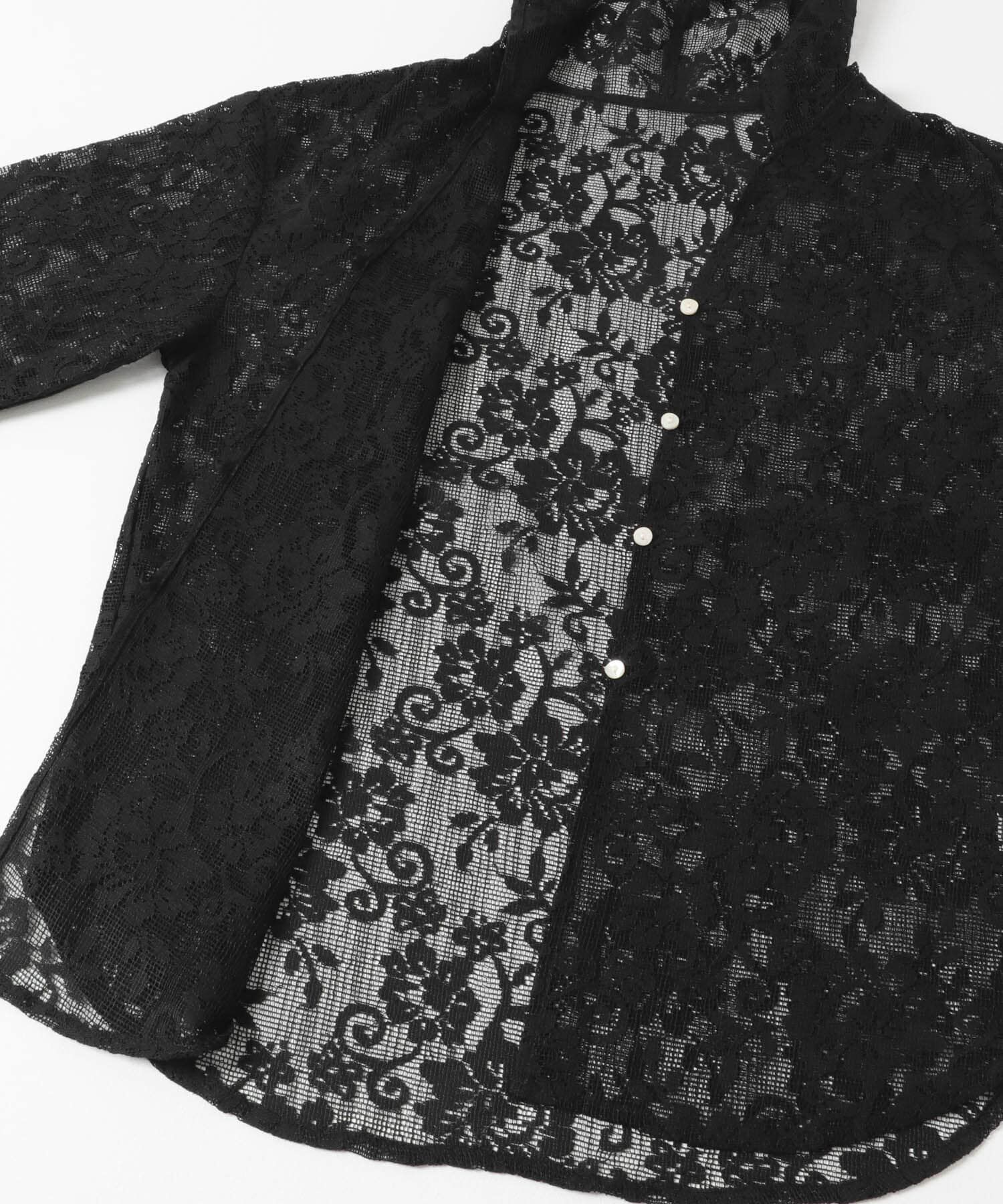 URBAN RESEARCH ROSSO「YENN　PORTABLE LACE HOODIE」|パーカー|