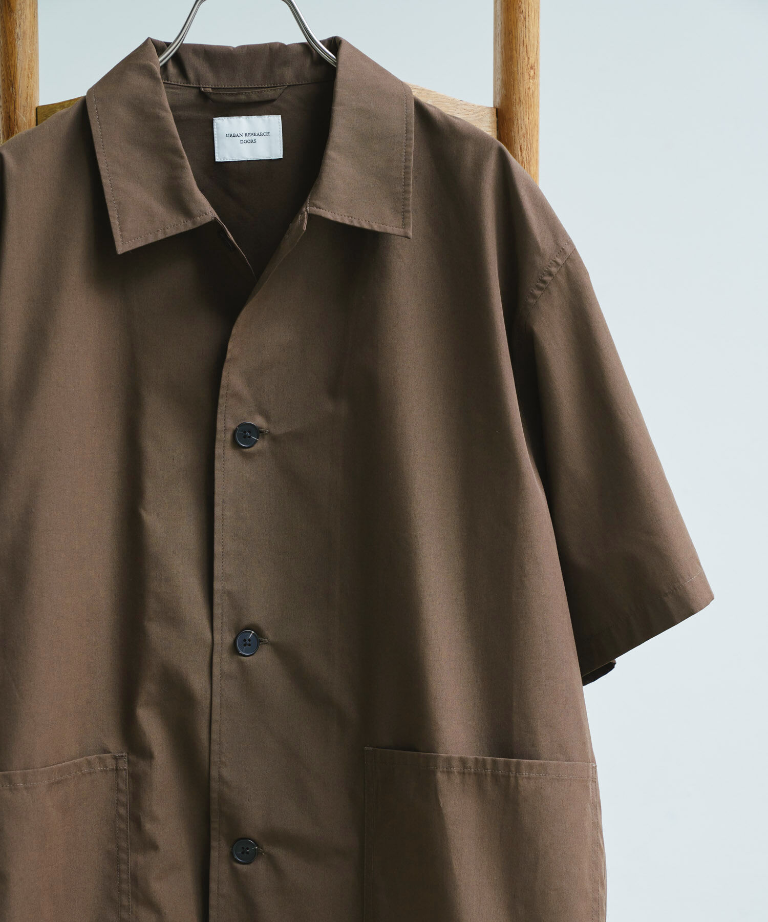 URBAN RESEARCH DOORS「『速乾/ｲｰｼﾞｰｹｱ/UVｶｯﾄ』『URTECH』Aircare ｼｮｰﾄｽﾘｰﾌﾞｼｬ 」|シャツ・ブラウス|