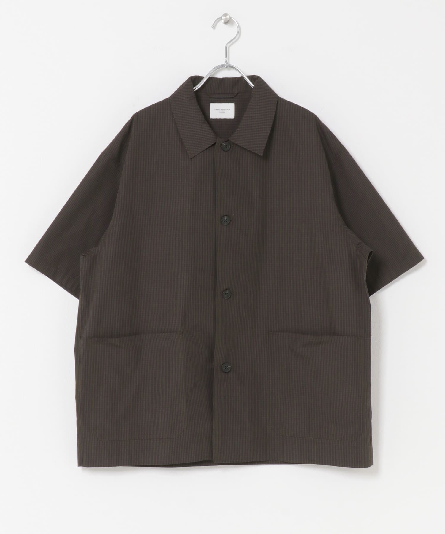 URBAN RESEARCH DOORS「『速乾/ｲｰｼﾞｰｹｱ/UVｶｯﾄ』『URTECH』Aircare ｼｮｰﾄｽﾘｰﾌﾞｼｬ 」|シャツ・ブラウス|
