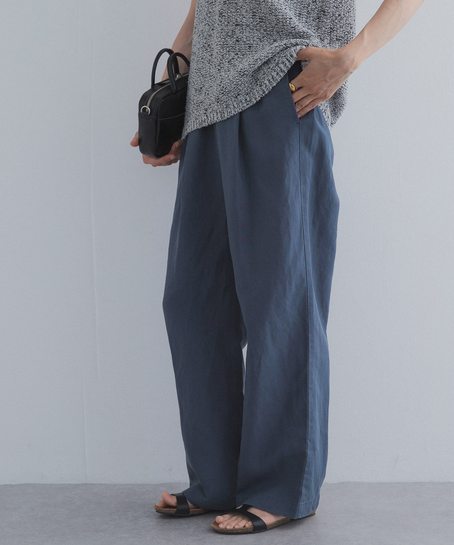 URBAN RESEARCH DOORS「リネン混イージーパンツ」|その他|