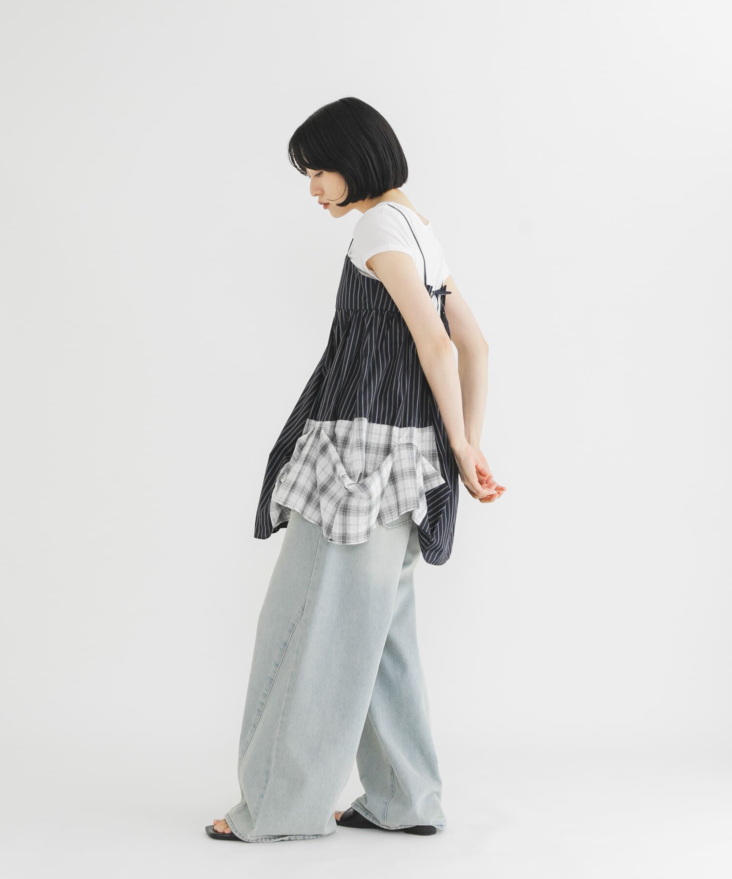  「タックドレープTEE」|Tシャツ・カットソー|