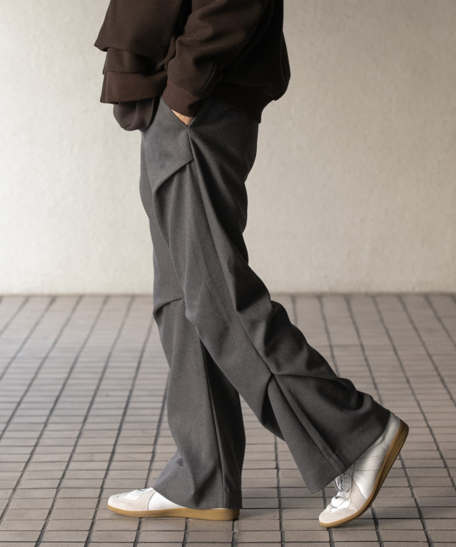SENSE OF PLACE by URBAN RESEARCH「ウールライクランダムタックパンツ」|その他|