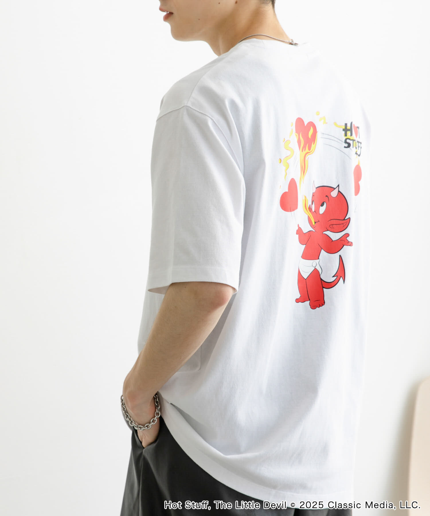 SENSE OF PLACE by URBAN RESEARCH「『別注』HOT STUFF&times;SENSE OF PLACE　 プリントTシャツ A」|Tシャツ・カットソー|