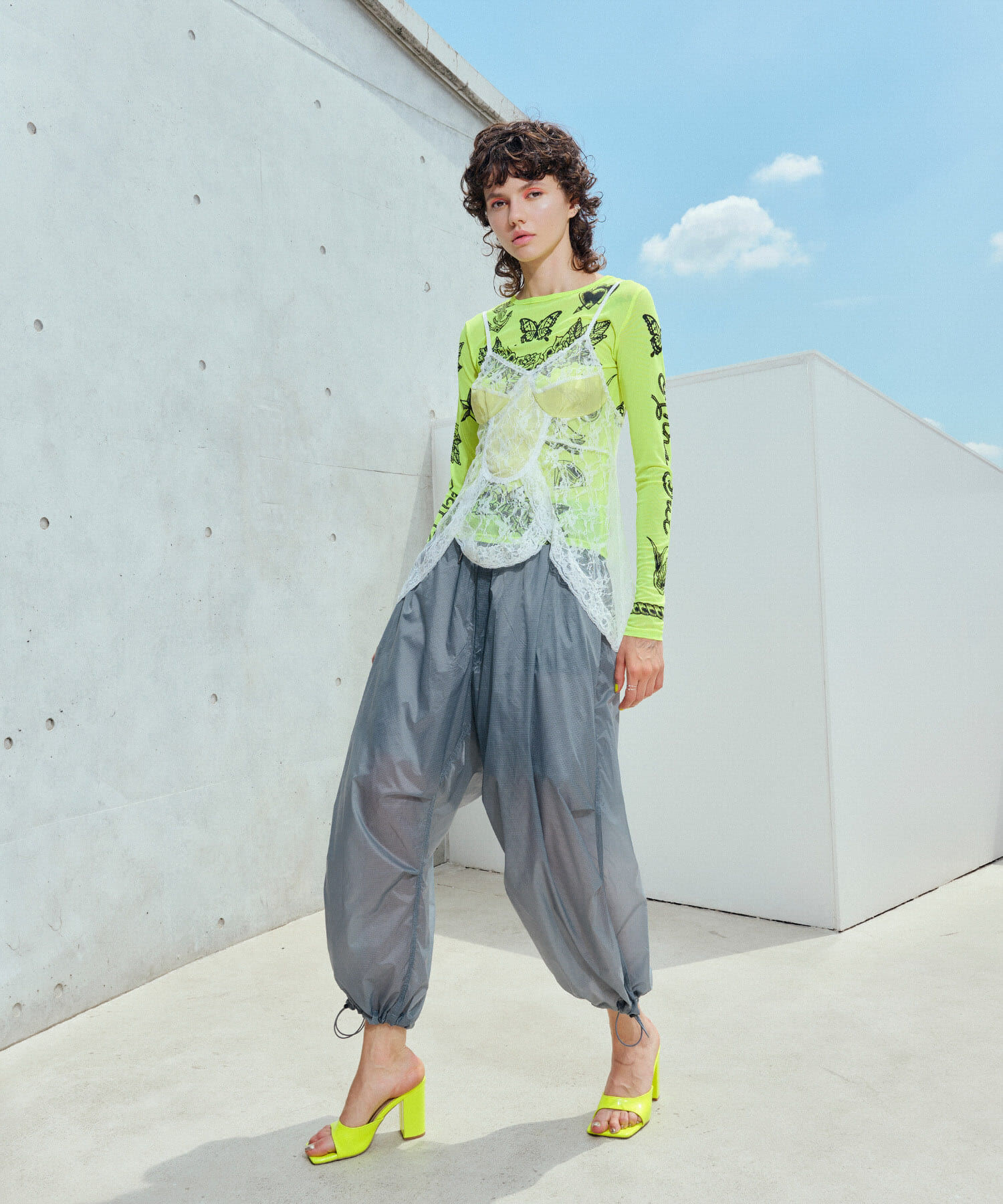 SENSE OF PLACE by URBAN RESEARCH「ANNA SUI NYC　シアーリップアクティブパンツ」|その他|