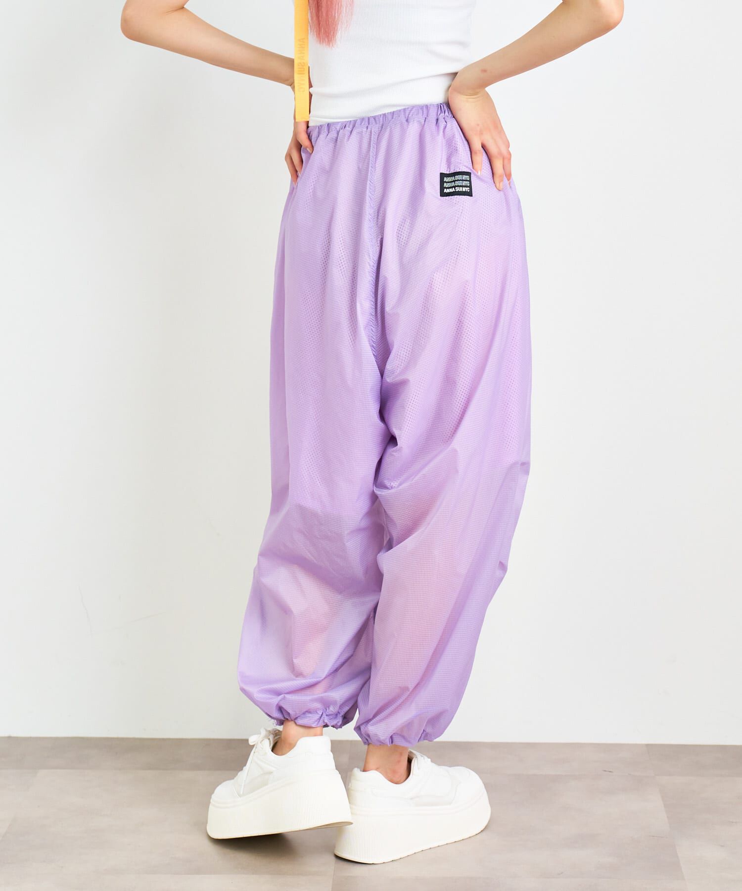 SENSE OF PLACE by URBAN RESEARCH「ANNA SUI NYC　シアーリップアクティブパンツ」|その他|パープル