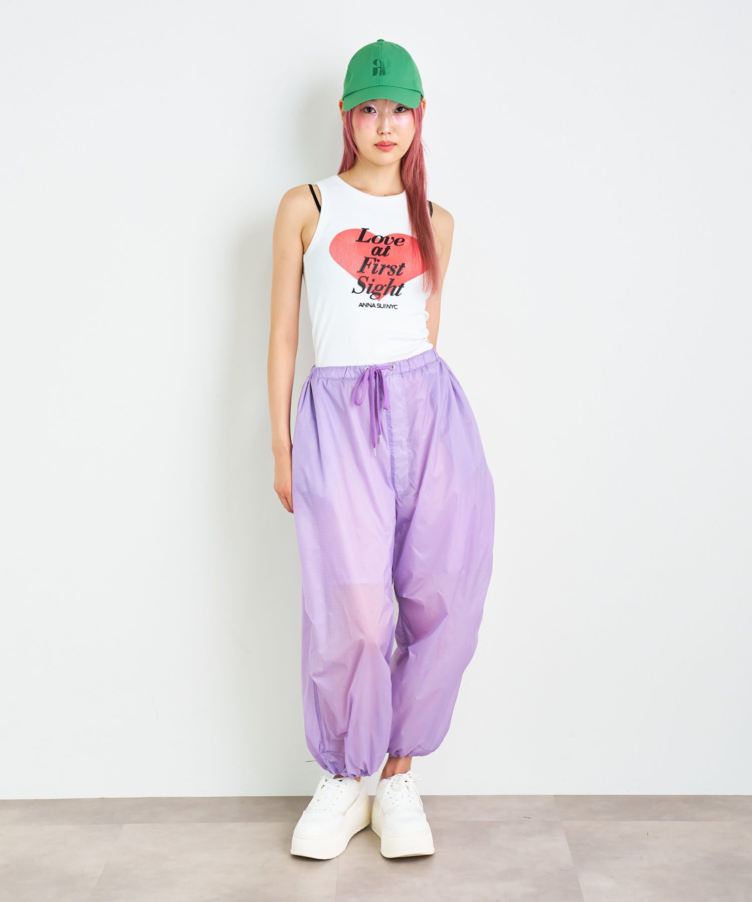 SENSE OF PLACE by URBAN RESEARCH「ANNA SUI NYC　シアーリップアクティブパンツ」|その他|