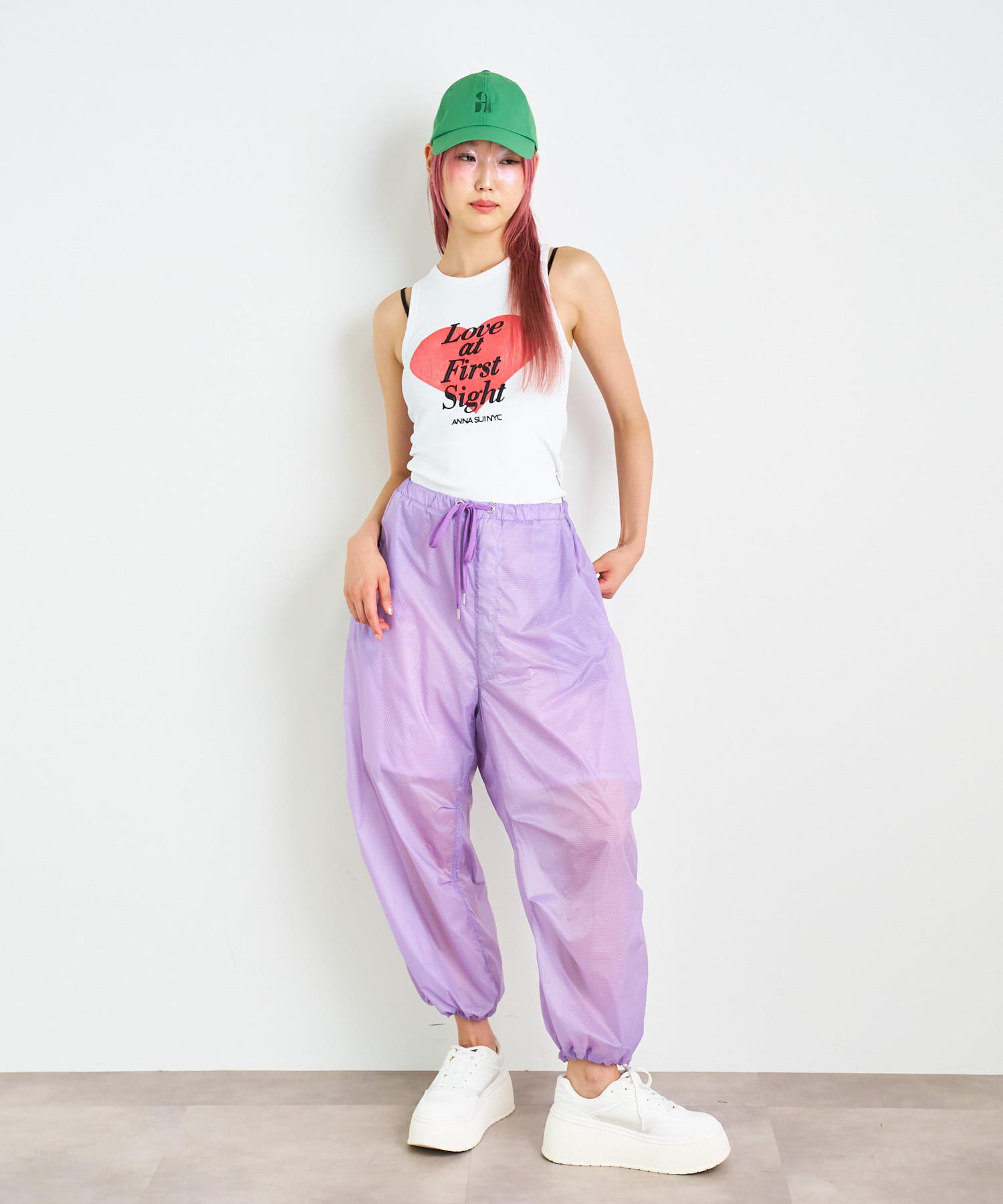 SENSE OF PLACE by URBAN RESEARCH「ANNA SUI NYC　シアーリップアクティブパンツ」|その他|