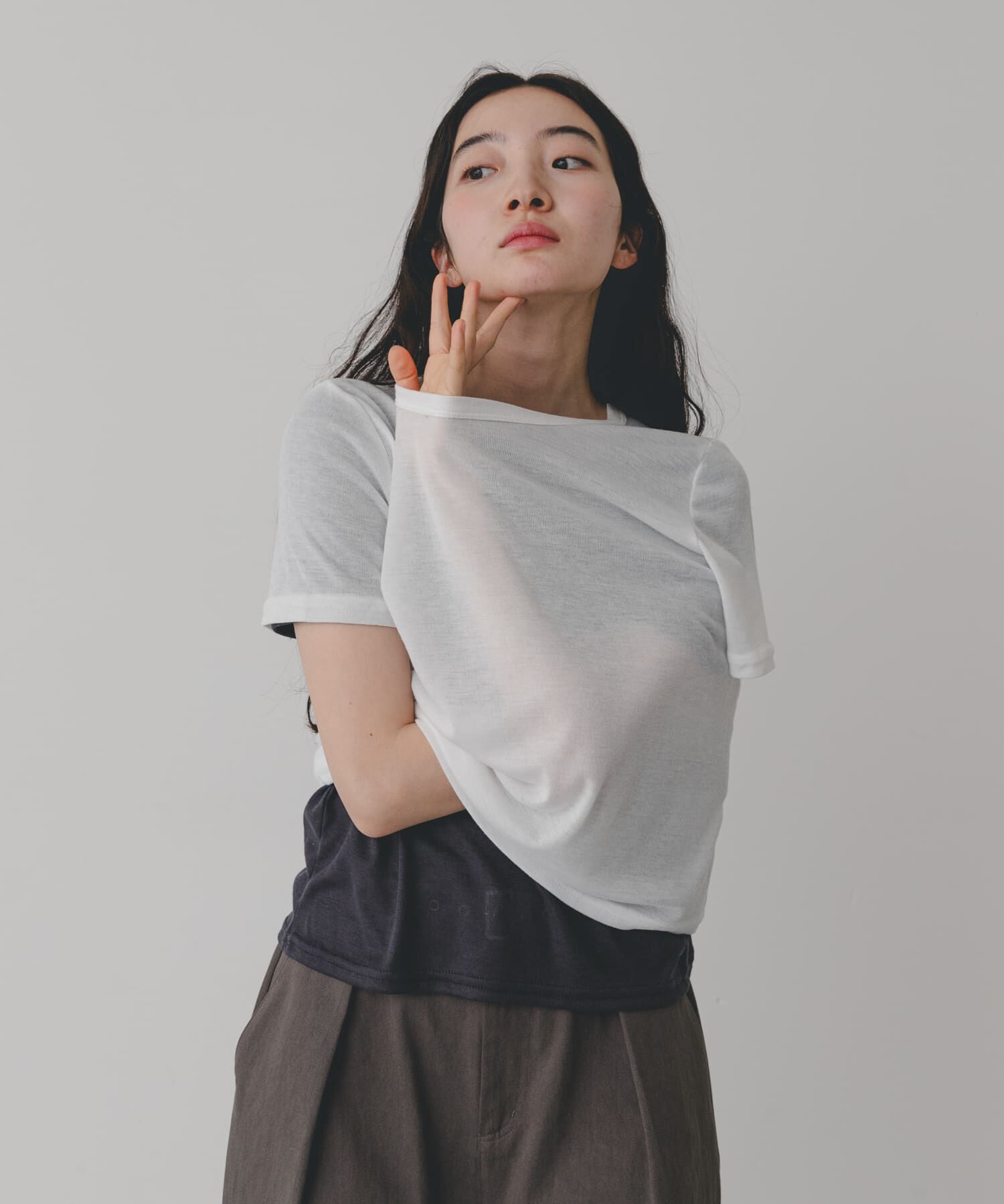 SENSE OF PLACE by URBAN RESEARCH「2pパックシアーTシャツ」|Tシャツ・カットソー|