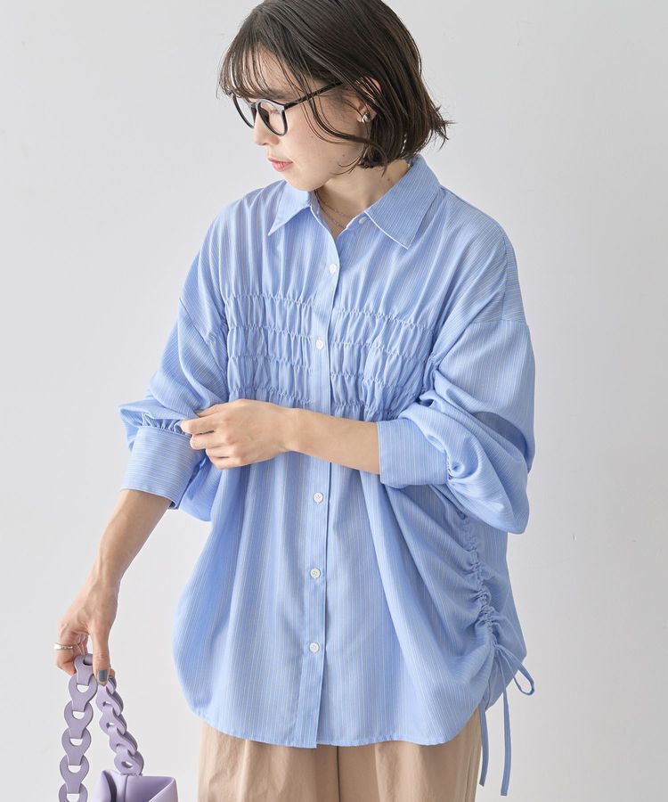 Green Parks「脇シャーリングシャツ」|シャツ・ブラウス|