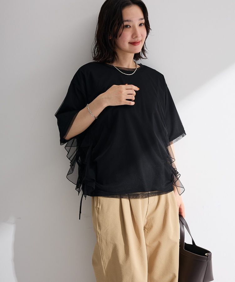 Green Parks「SET２点チュール+半袖TEE」|Tシャツ・カットソー|