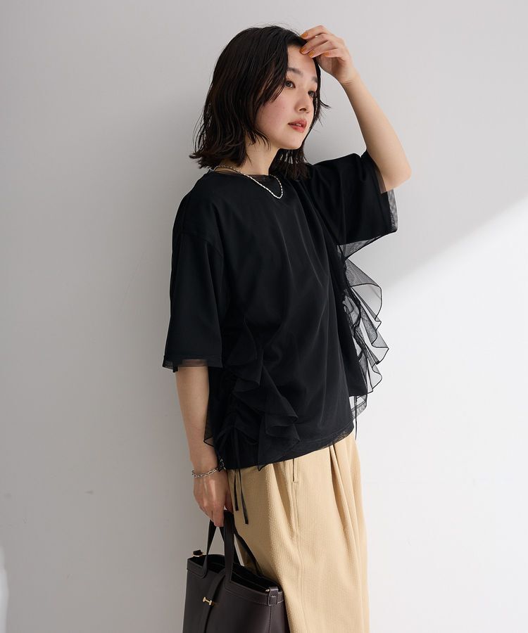 Green Parks「SET２点チュール+半袖TEE」|Tシャツ・カットソー|