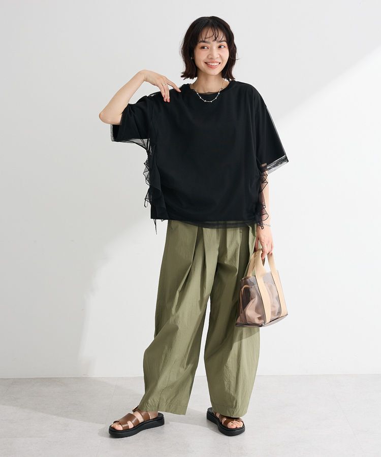 Green Parks「SET２点チュール+半袖TEE」|Tシャツ・カットソー|