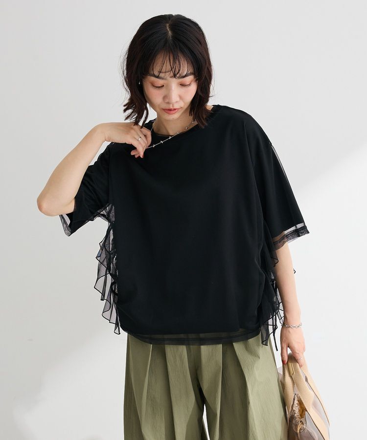 Green Parks「SET２点チュール+半袖TEE」|Tシャツ・カットソー|