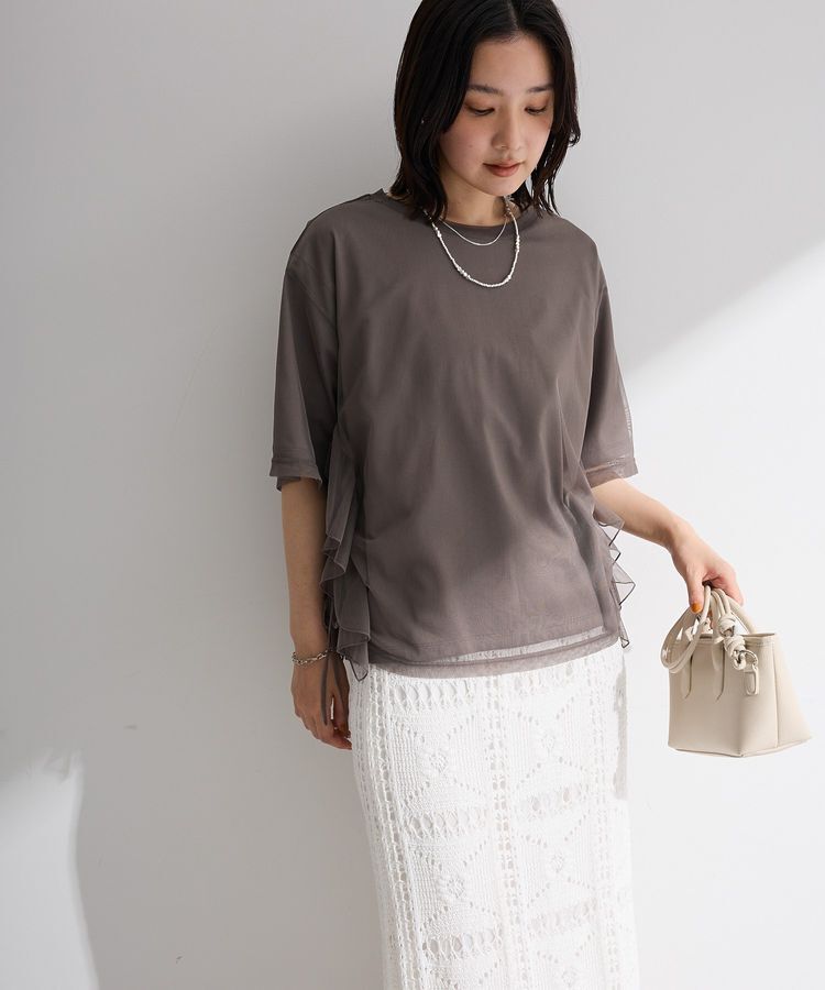 Green Parks「SET２点チュール+半袖TEE」|Tシャツ・カットソー|