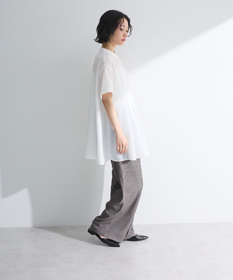 Green Parks「【WEB限定】ウエストタックシャツチュニックⅢ」|シャツ・ブラウス|