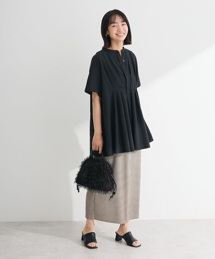 Green Parks「【WEB限定】ウエストタックシャツチュニックⅢ」|シャツ・ブラウス|