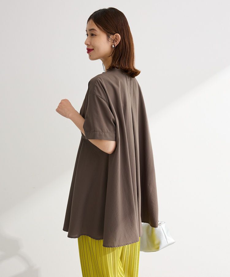 Green Parks「【WEB限定】ウエストタックシャツチュニックⅢ」|シャツ・ブラウス|